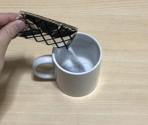 おかしでつくる枯山水　作り方1