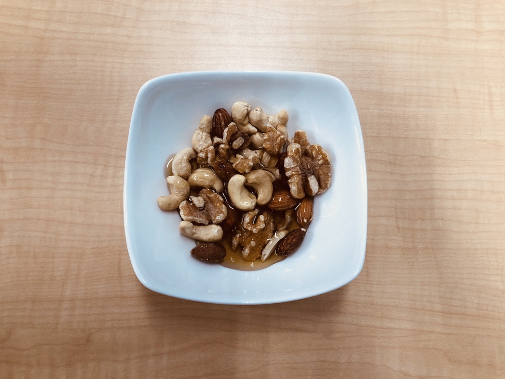 ナッツのはちみつ漬け