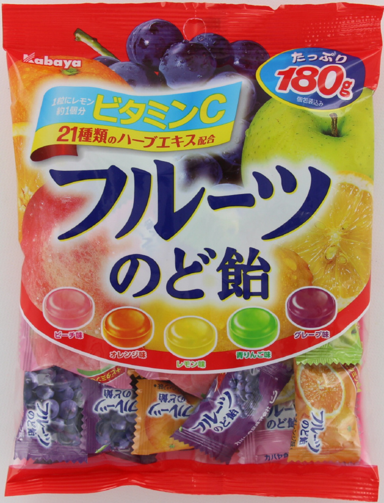 カバヤ食品 フルーツのど飴