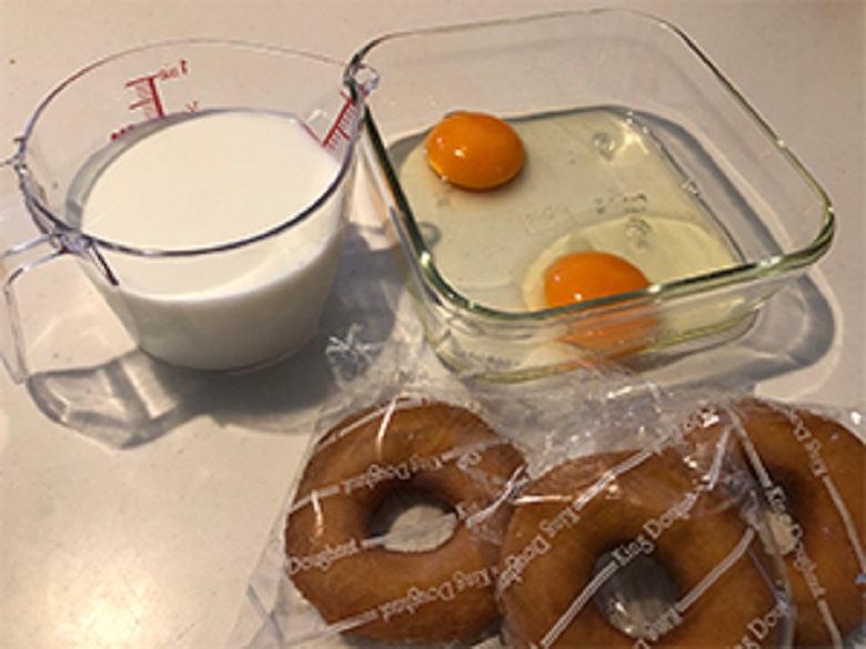 フレンチドーナツの材料