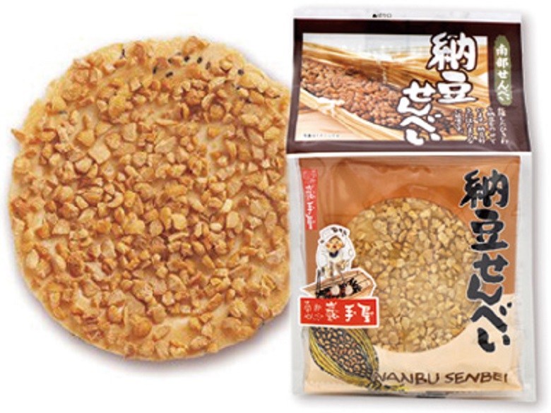 納豆せんべい